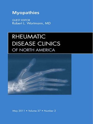 cover image of Myopathies, an Issue of Rheumatic Disease Clinics